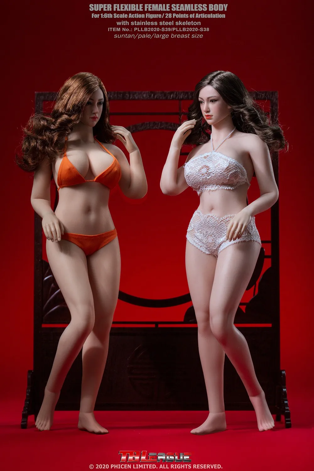 TBLeague S38/S39/S38A/S39A 1/6th размера плюс для девочек супер-гибкий Бесшовный корпус |