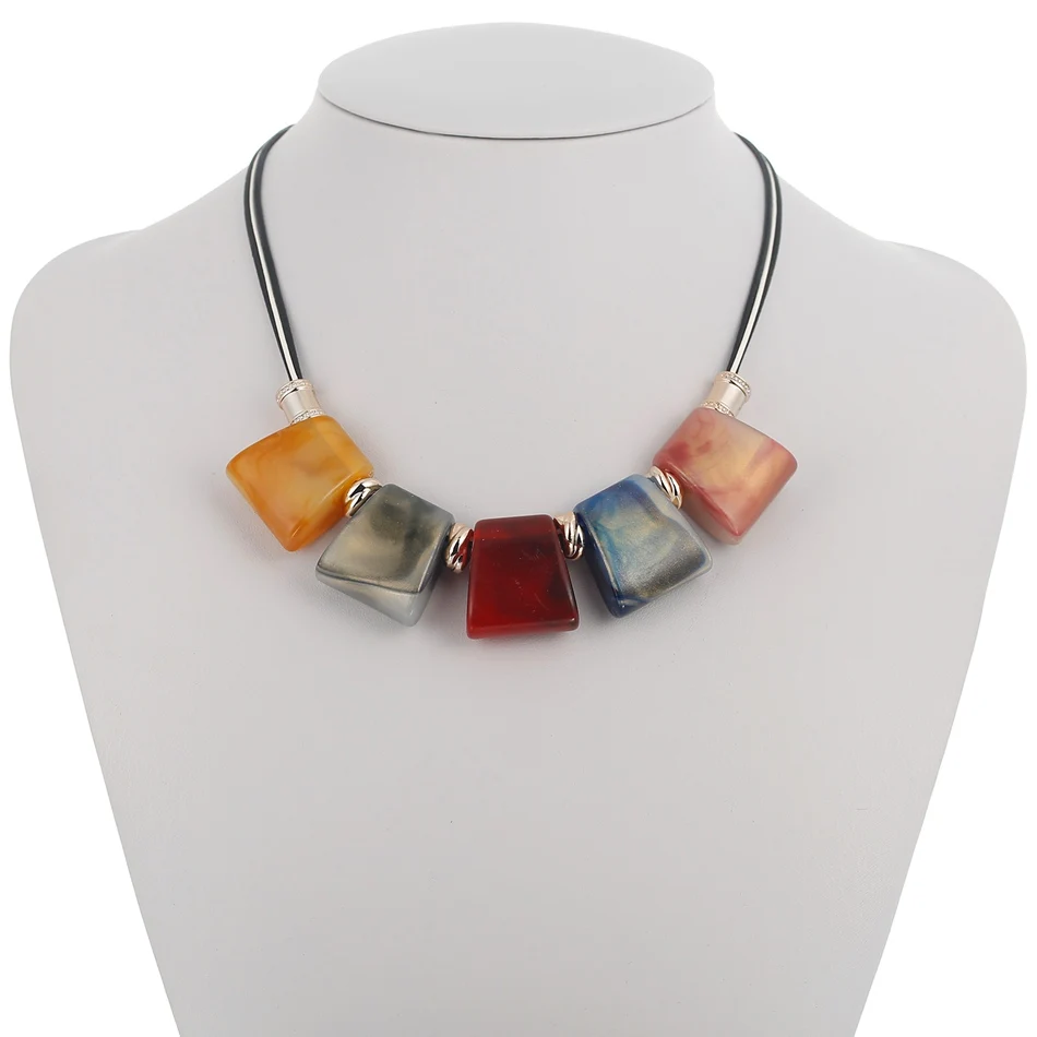 Женское ожерелье и подвески Match Right массивное Винтажное колье чокер с бусинами