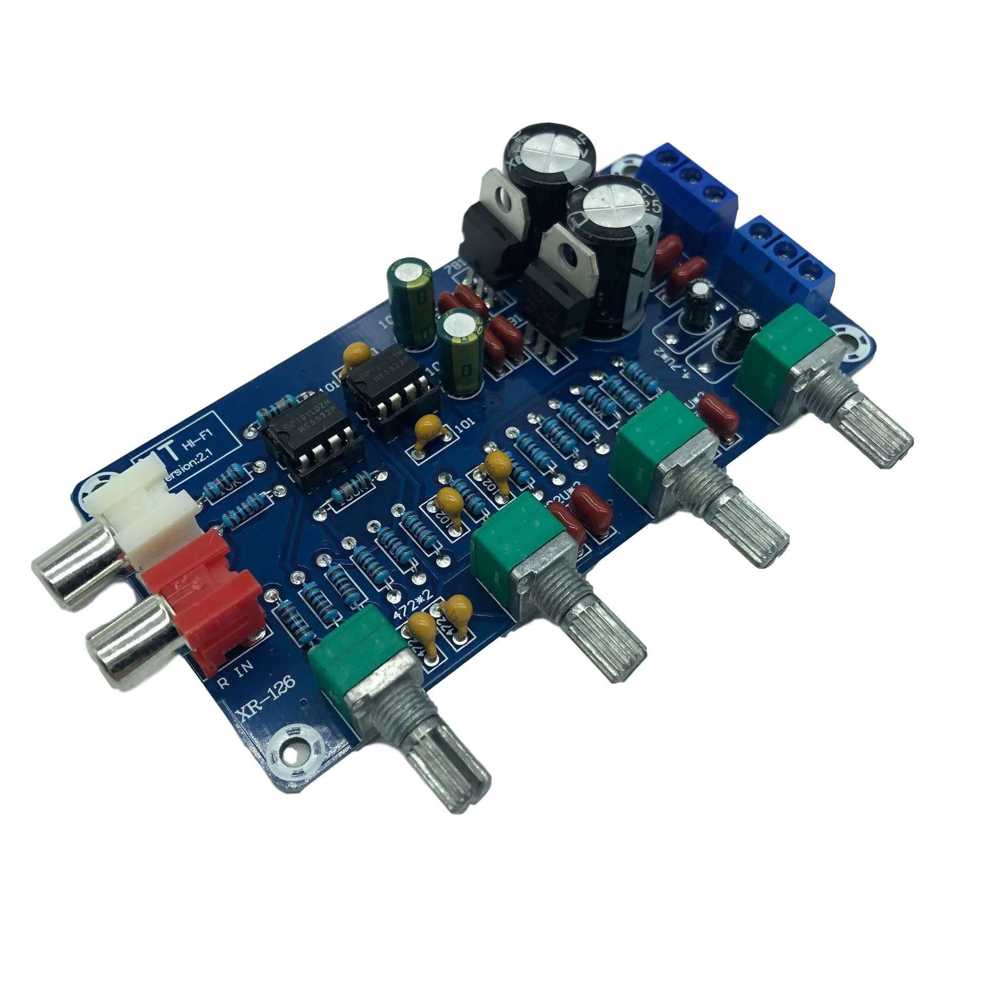 

XH-M164 Tuning Board Tone Board Front Board NE5532 Front Board High and Low Volume Adjustment Finished Product Send Knob