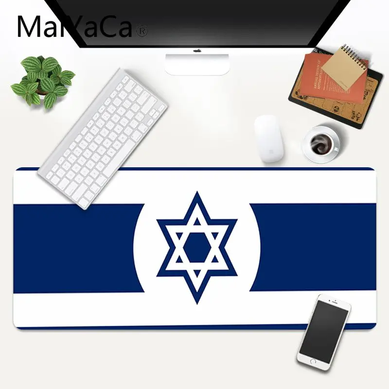 MaiYaCa новый коврик для мыши с принтом флага Израиля игровые коврики игровой xl xxl
