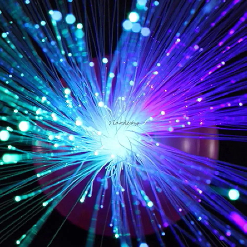 По всему миру светодиодная волоконно оптическая Ночная лампа меняющая цвет