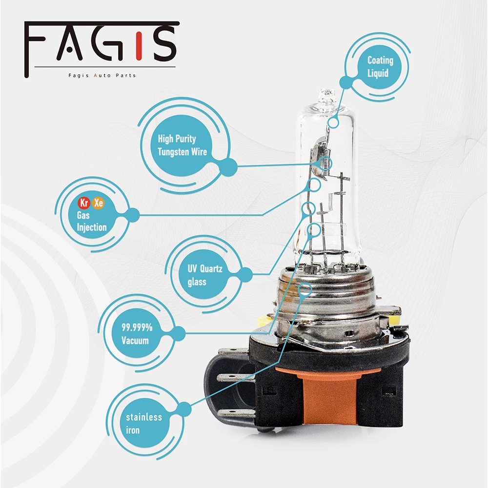 Фото Фары головного света Fagis H15, 12 В, 15/55 Вт, 1 шт. №3