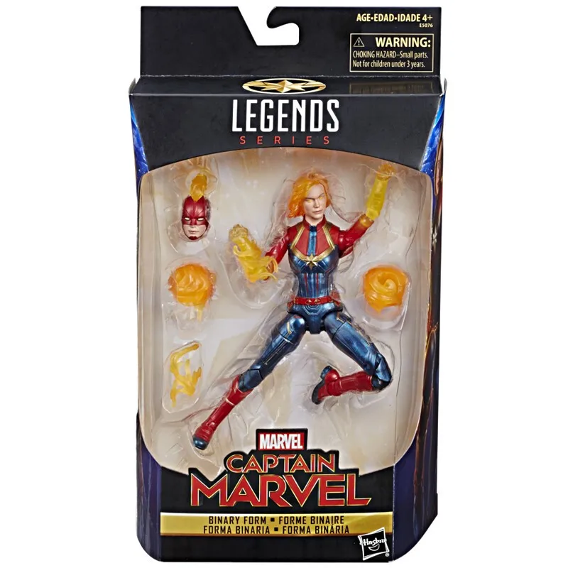 

Hasbro Genuine Marvel Legend Captain Marvel Carol Danvers 6 Inches Joints Movable Action Figure Model Toys