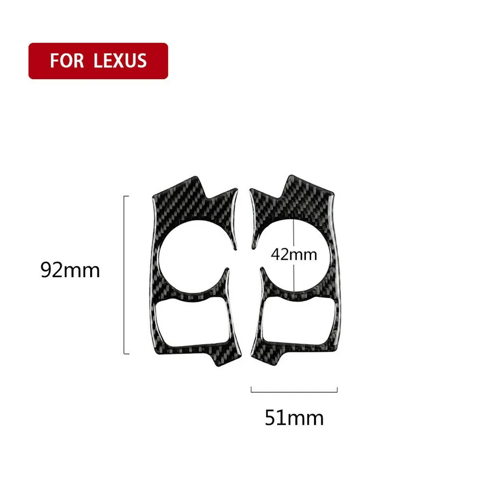 

Автомобильные аксессуары, подходят для LEXUS IS250/300/350/200t 2014-17 кнопки рулевого колеса из углеродного волокна, защитные молдинги для интерьера