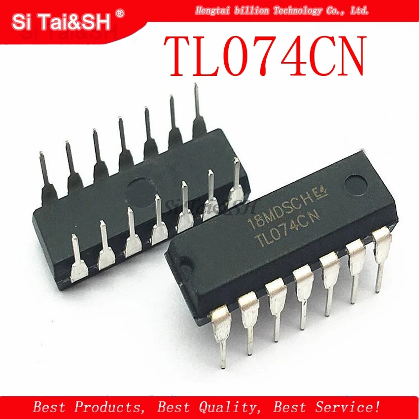 10 шт. TL074CN DIP14 TL074 DIP новый оригинал | Электронные компоненты и принадлежности