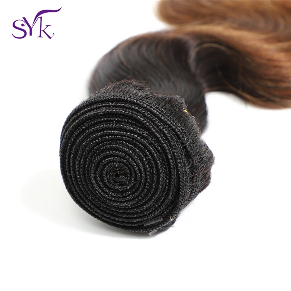 SYK волос эффектом деграде (переход от темного к бразильские человеческие волосы