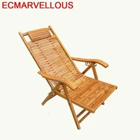 para sala modern armchair chair abatible cama plegable sillon reclinable folding bed bamboo fauteuil salon chaise lounge