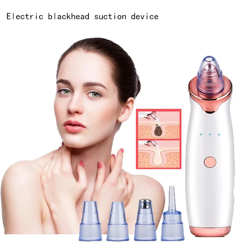 Удаление угрей вакуумный аппарат для очистки пор всасывания уход за лицом черная