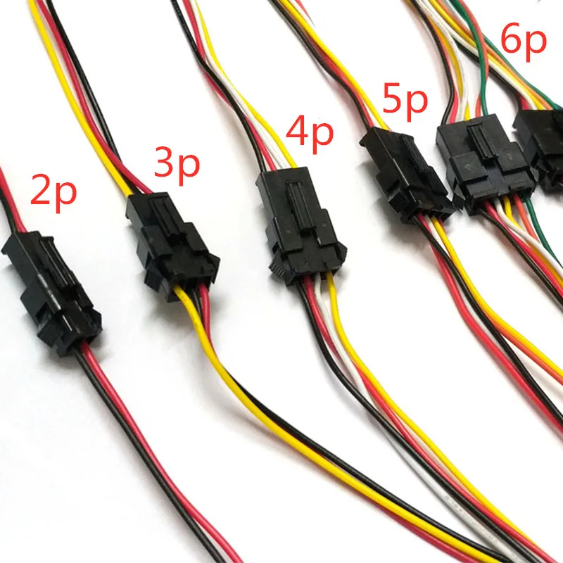 

5pair~100pairs 3pin 4pin 5pin 6pin JST LED Connectors,Male And Female Connector for 3528 5050 RGB RGBW RGBWW LED Strip light