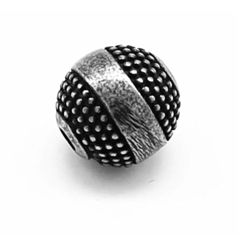 Бусина прокладка Бисер для изготовления ювелирных изделий мяч ретро золото и