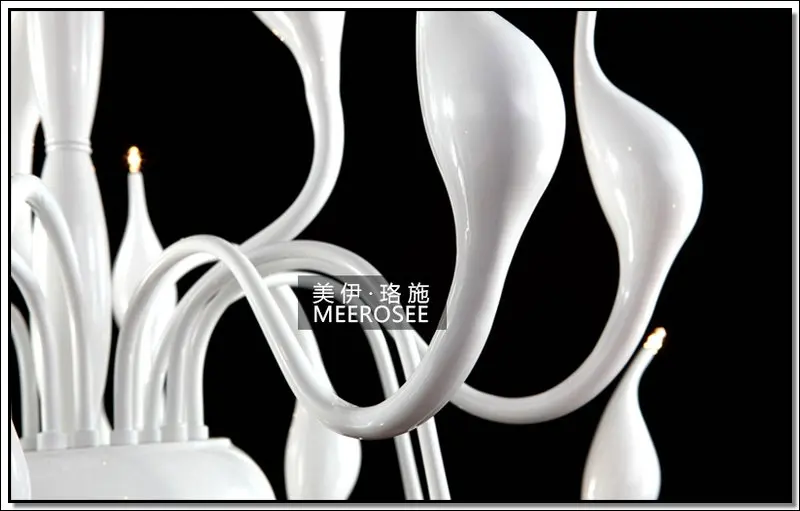 Современная люстра лампа освещение романтическая черная лебедь Подвесная