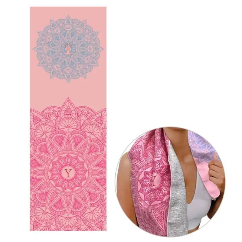 

Нескользящее одеяло для йоги 30x100 см, коврик для йоги, полотенце, для тренажерного зала, фитнеса, с принтом, из микрофибры, для спорта, путешес...