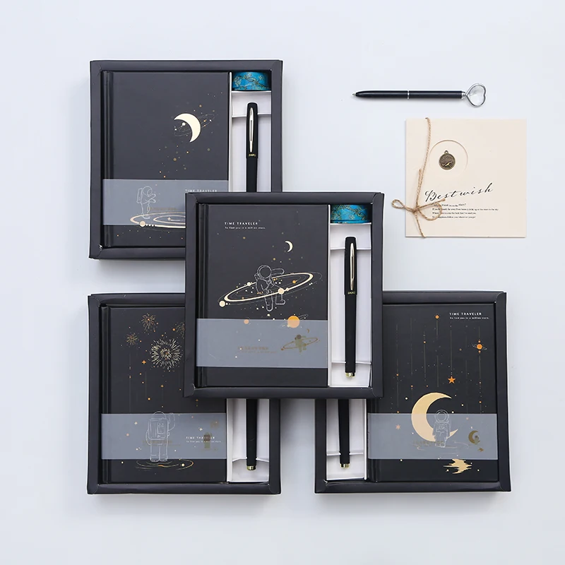 Креативная учетная запись набор гелевых чернил ручка лента цветные страницы