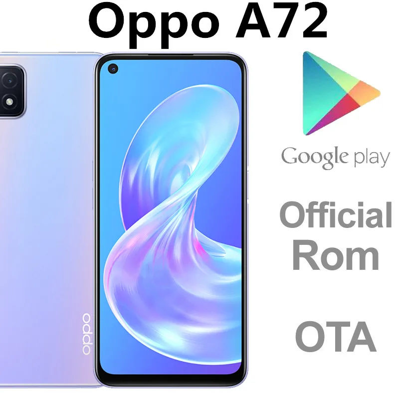 DHL быстрая доставка Oppo A72 5G смартфон Mediatek 720 6 5 &quotOLED 90 Гц отпечатков пальцев Android 10 0