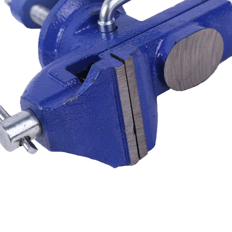 Table Vise Light Duty Mechanic Clamp-on 360 Degree Swivel Base Cast Workbench Household Small Bench | Инструменты