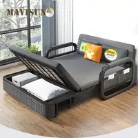Multifunctional Folding Sofa Bed Extendable Double Seat Sofa For Small Apartment Living Room Dormitory Space-Saving Furniture