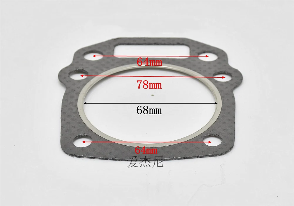 

5 шт. детали бензиновой газонокосилки GXV160 мат 1P68 прокладка головки блока цилиндров