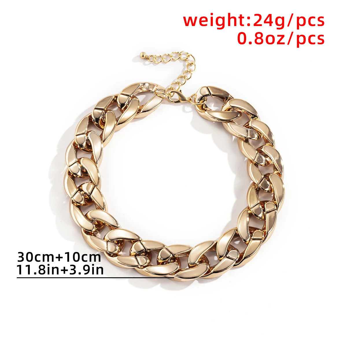 

Punk Iron Acrylic Chunky Link Chain Anklet for Women Men Vintage Simple Think Ankle Bracelet on the Leg Shoes Decoration Jewelry