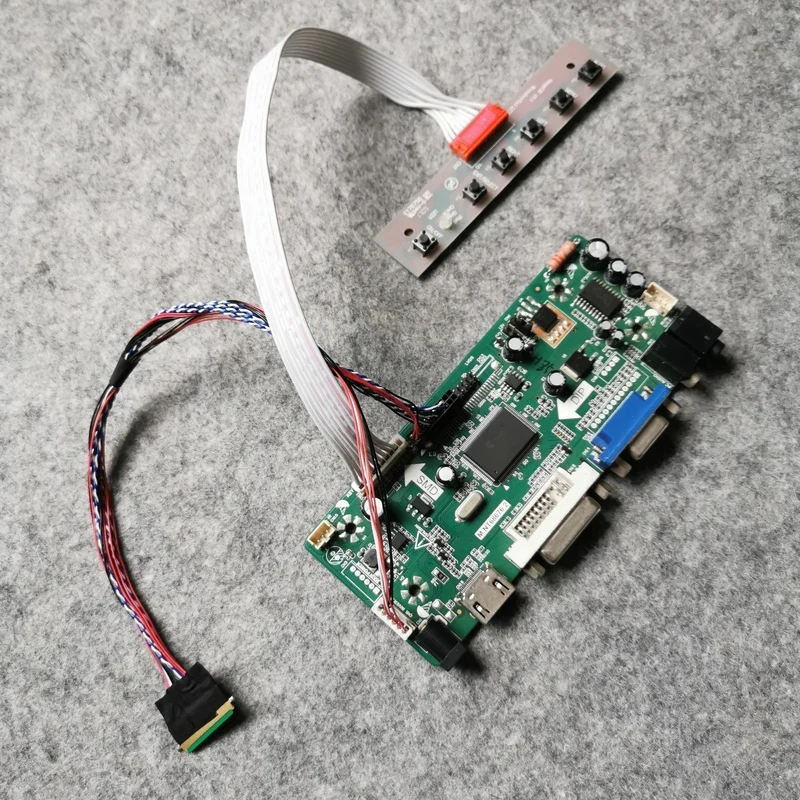 

1366*768 DIY kit WLED VGA+DVI Fit LTN140AT26/LTN140AT27/LTN140AT28/LTN145AT01 screen 40-Pin LVDS M.NT68676 drive board card