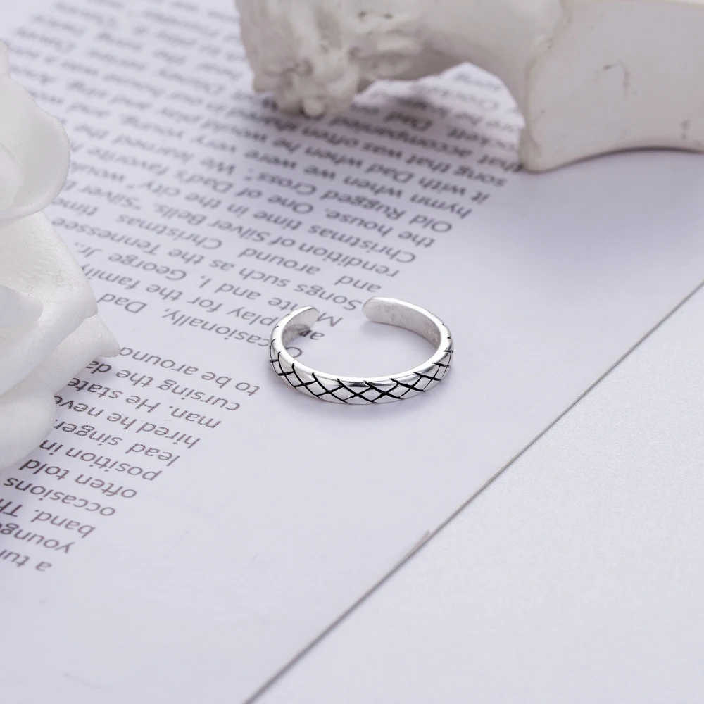 Новое Стильное простое женское гравировальное кольцо европейский и