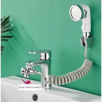 handheld washing hair washbasin shower 1 set mini shower head water saving flexible bathroom sink basin faucet external kitchen