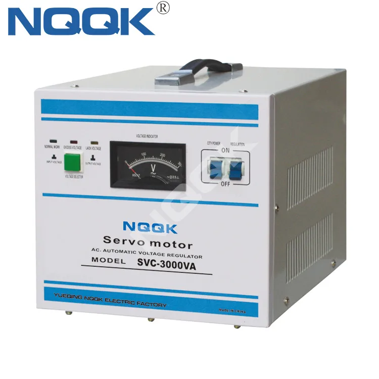 

SVC 2KVA 2kw 2000watt servo-motor ac automatic voltage stabilizer regulator