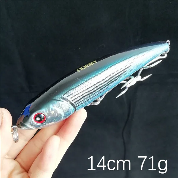 125 9062 14cm Noeby 1 шт. 14 см/70 г 16 см/98 г 18 см/145 г переменная Тонущая Vib приманка-карандаш приманка для рыбалки карандаш Хорошие рыболовные снасти воблеры - Цвет: 125 9062 14cm