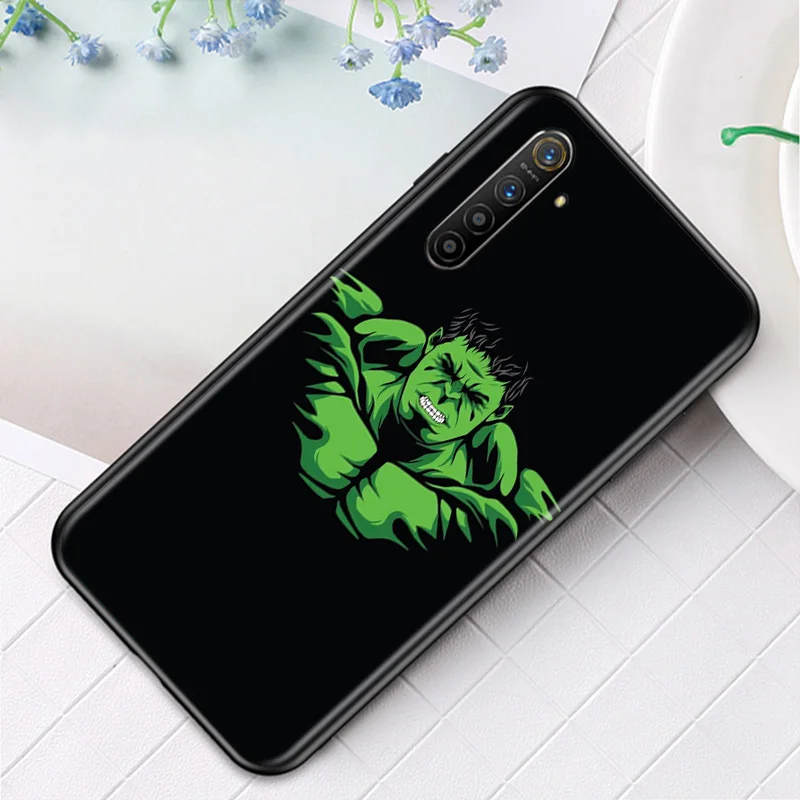 marvel hulk for oppo a93 a92 a73 a53s a52 a32 a31 a12e a1k f17 f15 reno5 5k find x2 x3 pro lite black soft phone case free global shipping