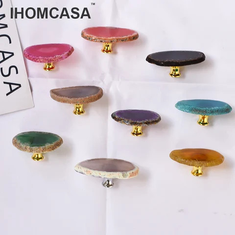 Ручки для шкафов IHOMCASA Reiki из агата
