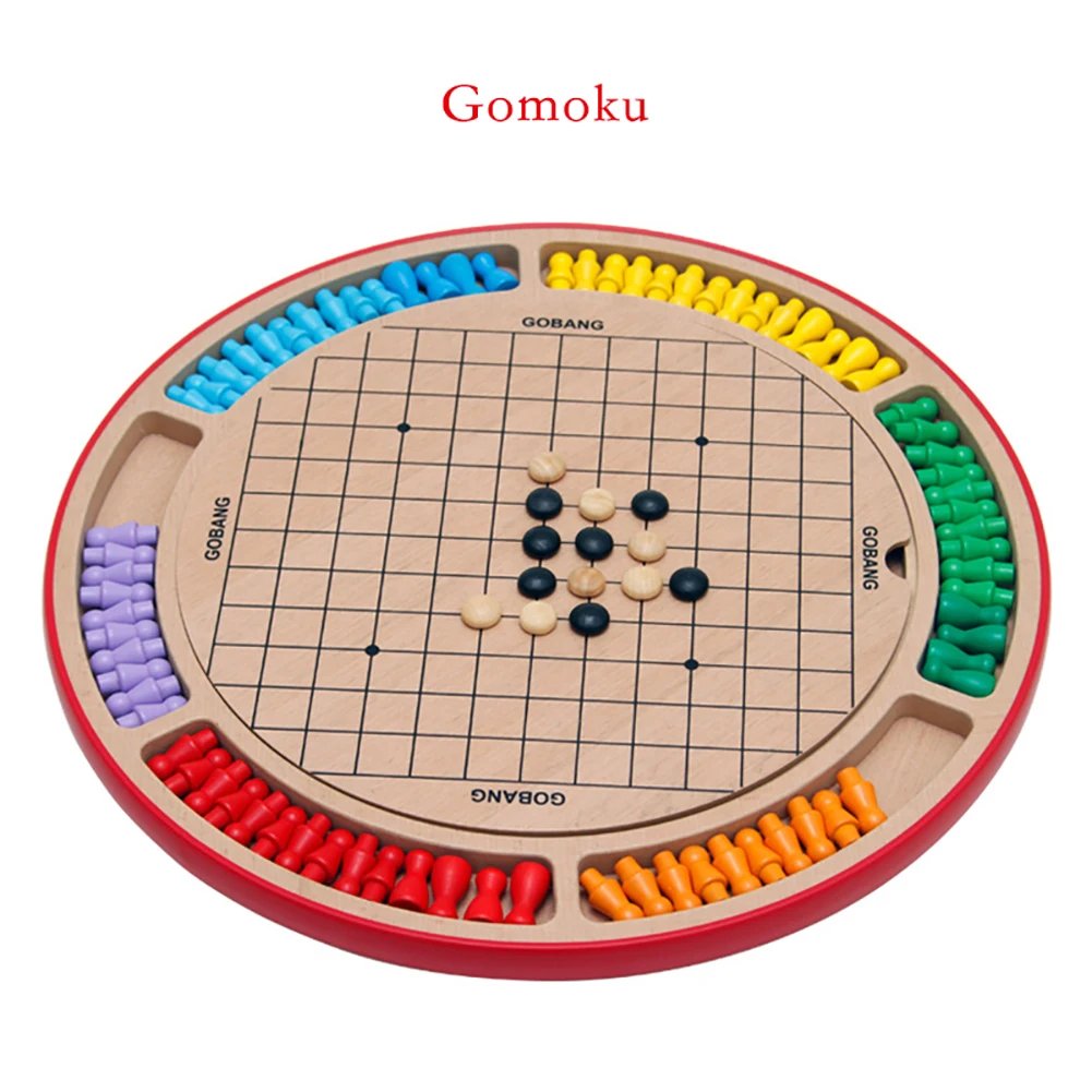 Table Game Kids Chess Playing Games Wooden Checkers Flight Backgammon Jungle Snake Board Children Fun |