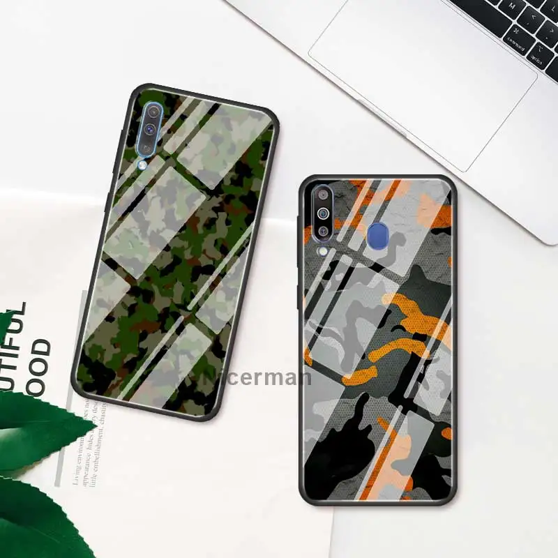 Камуфляжный армейский чехол в стиле милитари для Samsung Galaxy S20 Ultra S10e S10 5G S9 S8 Plus Note 10 9