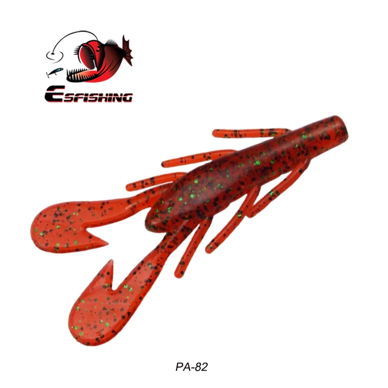 Esfishing приманки новые Vibe Craw 85 мм 6 г 8 шт. рыболовные приманки мягкие приманки Leurre soule Карп рыболовные аксессуары - Цвет: PA82
