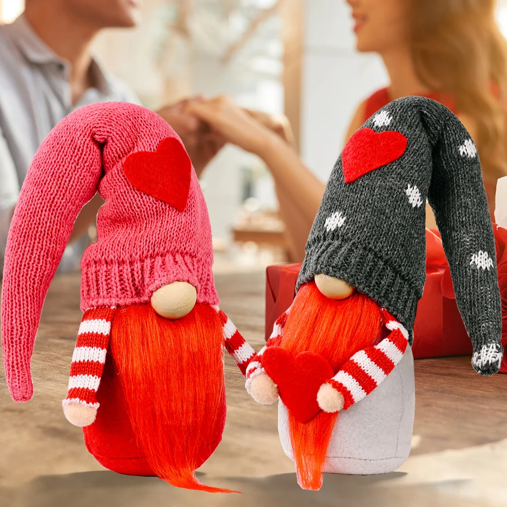 

Рождественская перекрестная граница новинка ручная любовь вязание рудолф лицо бесплатно детские игрушки подарок на день матери Святого Ва...