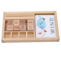 fun literacy word spelling match game alphabet letter blocks boards chess puzzle language educational kids toy