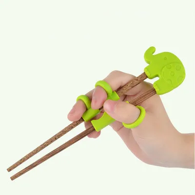 

1 Pair Hot Sale Multi Color Cute Learning Training Chopsticks For Kids Children Chinese Chopstick Learner Gifts palillos chinos