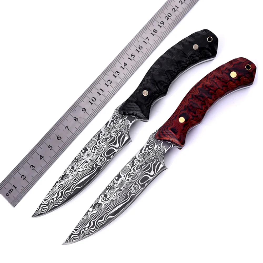 Нож с фиксированным лезвием ToughKeng черный красный нож из нержавеющей стали 7cr17 58HRC
