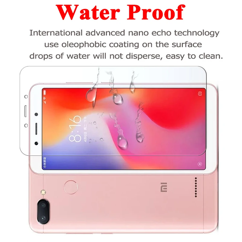 Защитное стекло для Xiaomi Redmi 6a pro note 6 Закаленное пленка Readmi Redme Tremp a6 6pro note6 6apro защита