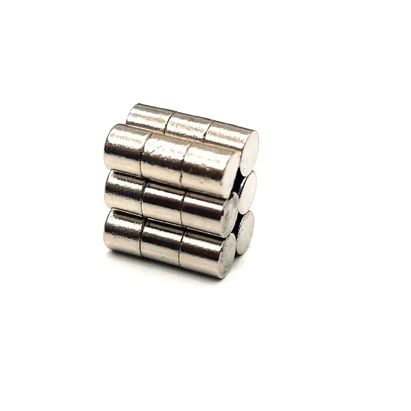 Неодимовый магнит диаметр микро диска 4x4 мм диаметрально Намагниченный сильный