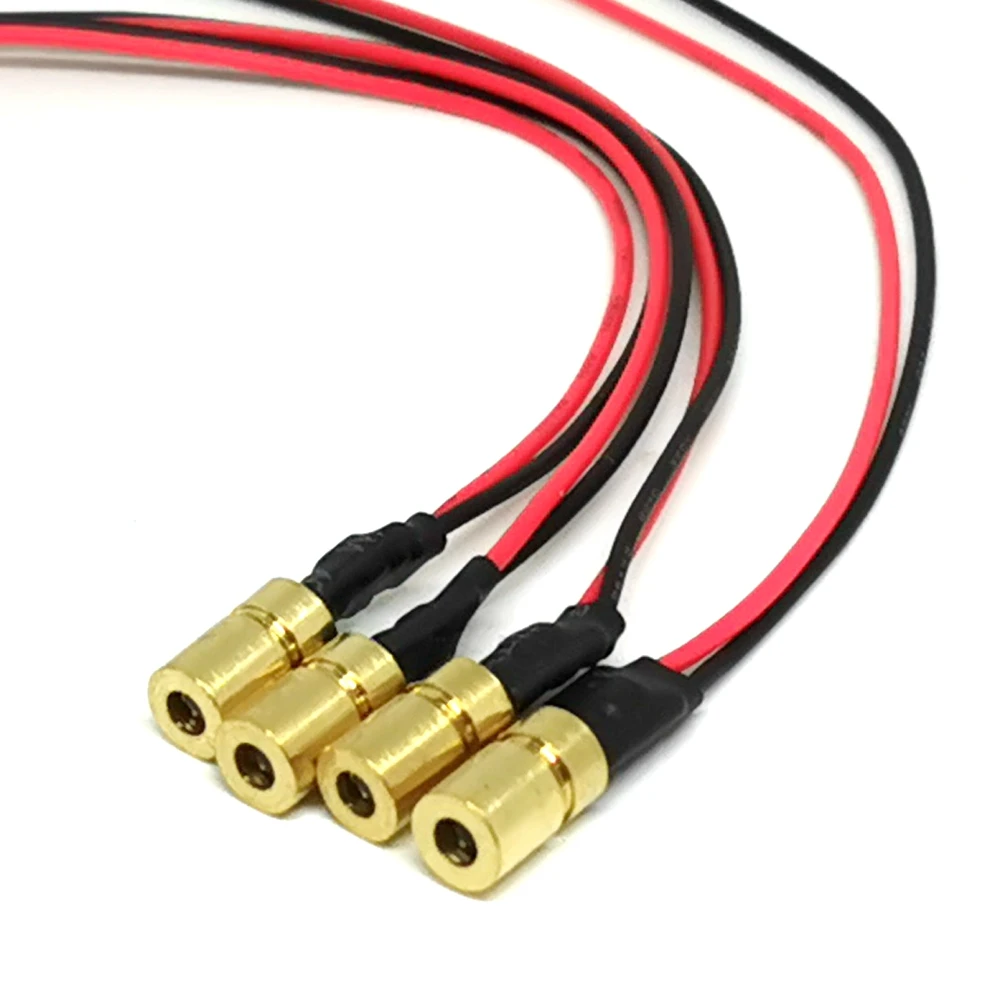 

5pcs 6X10mm Mini-Type 780nm 3mw-5mw Near Infrared IR Laser Dot Module Focusable Dot Point Head DC3V