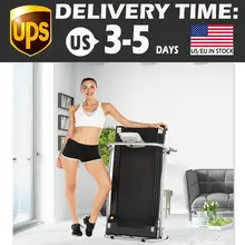 Smart Electric Folding Treadmill Running Machine Fitness Treadmills Auto Stop Safety LCD Display Tracking Fitness Equipment