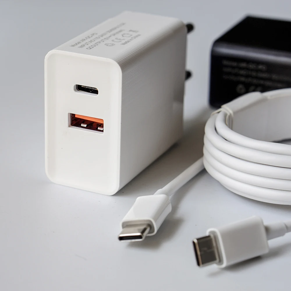 Портативное зарядное устройство с двумя портами USB Type C 18 Вт|Зарядные устройства