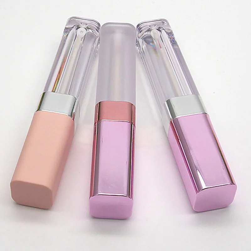 Пустой самодельный блеск для губ косметические контейнеры 6 5 мл розовый крем