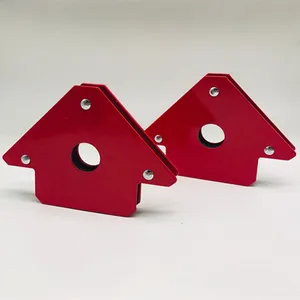 Фиксатор для пайки под разными углами, мощный магнит, магнитный держатель для сварки, 3-угольная стрелка, позиционер всасывания, аксессуары для электроинструмента