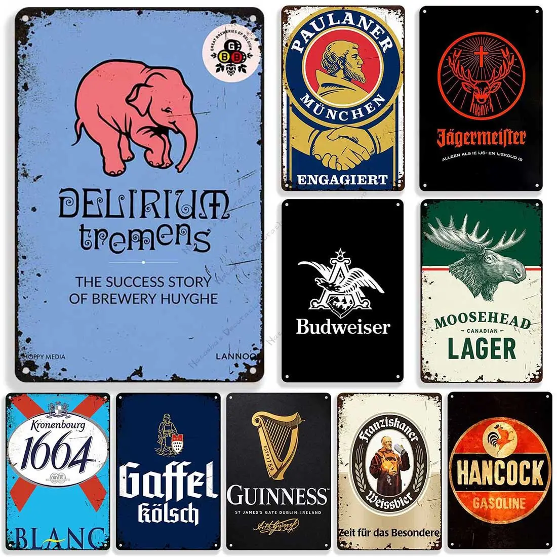 

Декоративная настенная металлическая пластина, металлическая пластина, ржавый пивной бренд, металлический жестяной знак для бара, домашни...