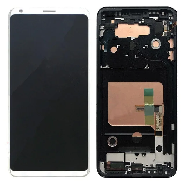 6 0 &quot100% новый супер AMOLED для LG V35 ThinQ ЖК дисплей сенсорный экран с рамкой дигитайзер