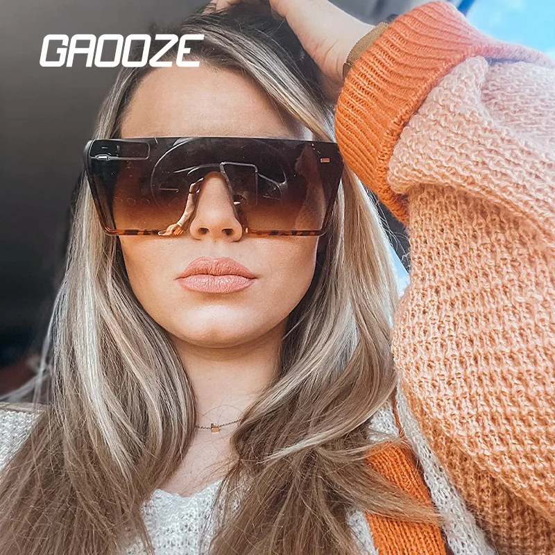 

Очки солнцезащитные женские квадратные большого размера, в винтажном стиле