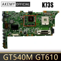 akemy k73sm motherboard for asus k73s k73sd k73sj k73sm laptop motherboard k73sm mainboard test ok hm65 gt540m gt610