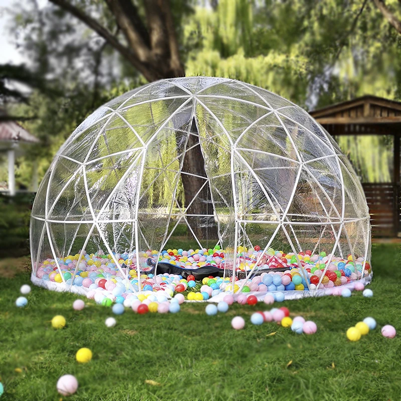 

Hotel Igloo Geodesic надувной пластиковый большой прозрачный купольный тент