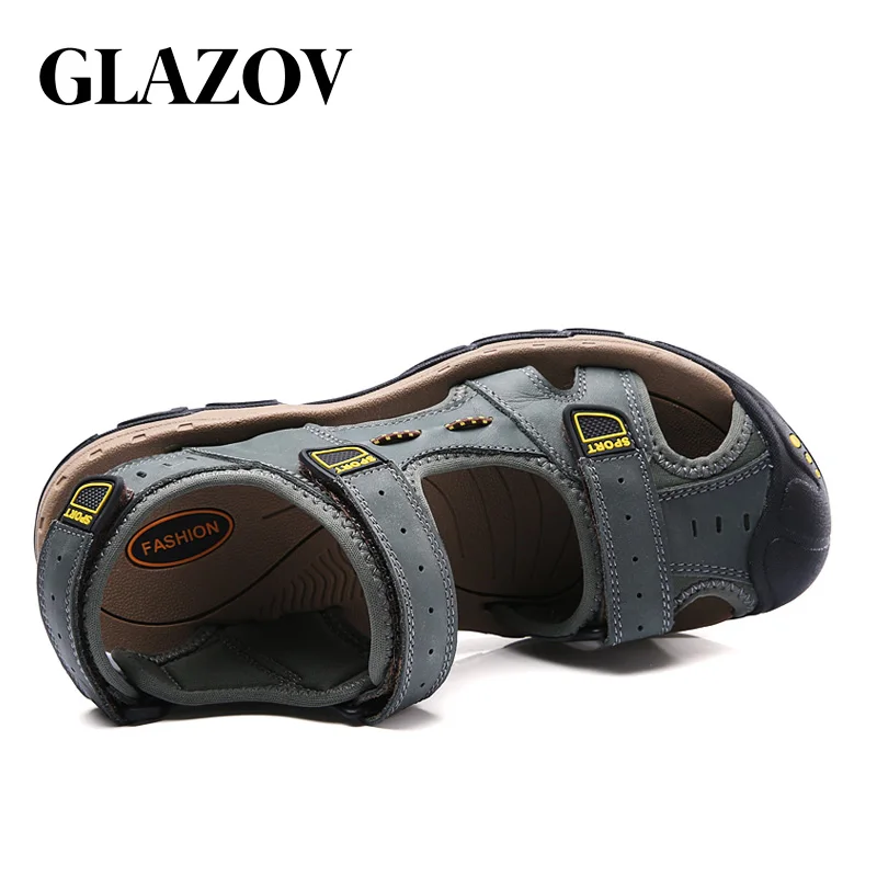 Мужские сандалии-гладиаторы GLAZOV коричневые повседневные сандалии из