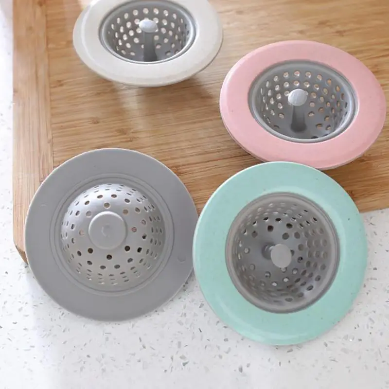 

Household Portable Silicone Sink Strainer Waste Sink Filter Waste Collector Kitchen Bathroom Accessories Colanders & Strainers